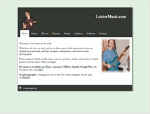 Tablet Screenshot of leistermusic.com